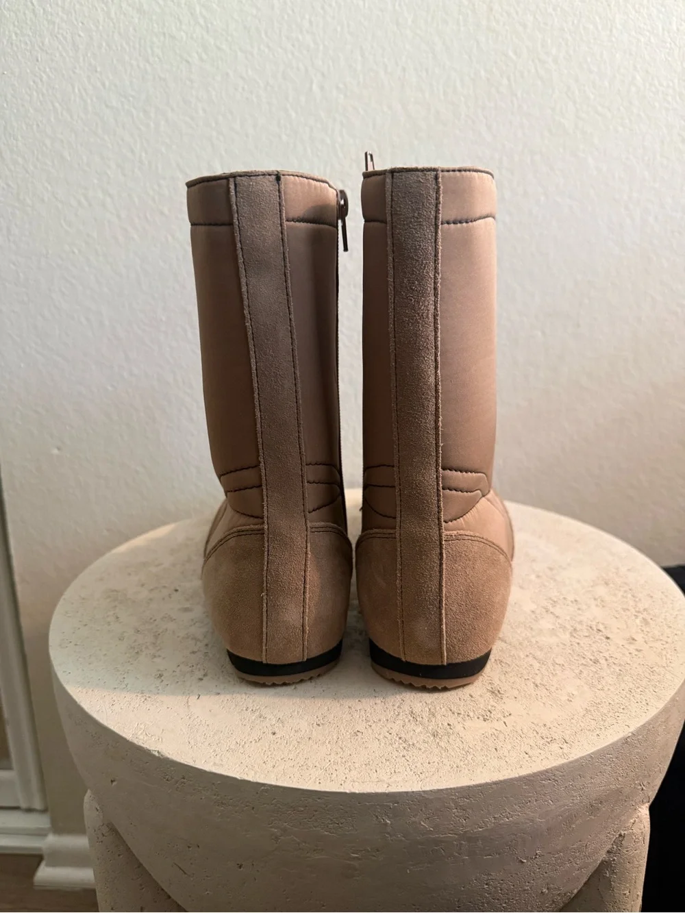 Lace-up Mango Teen Big Kids Boxing Boots- Tan
